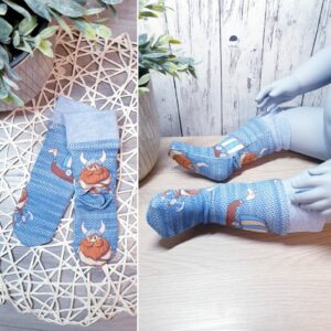 Baby Socken “Wikinger” (Größe 16-19 / 0 – 12 Monate)