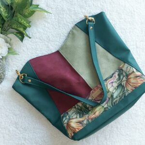 Handtasche Kunstleder „Blumen“