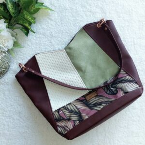 Handtasche Kunstleder „Blätter“