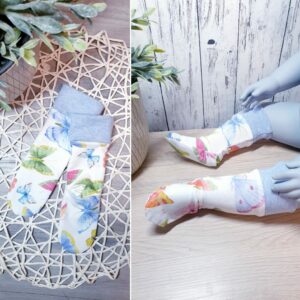 Baby Socken “Schmetterlinge” (Größe 16-19 / 0 – 12 Monate)