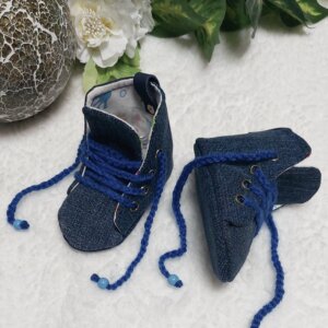Turnschuhe Jeans “Tiere” (3-9Monate)