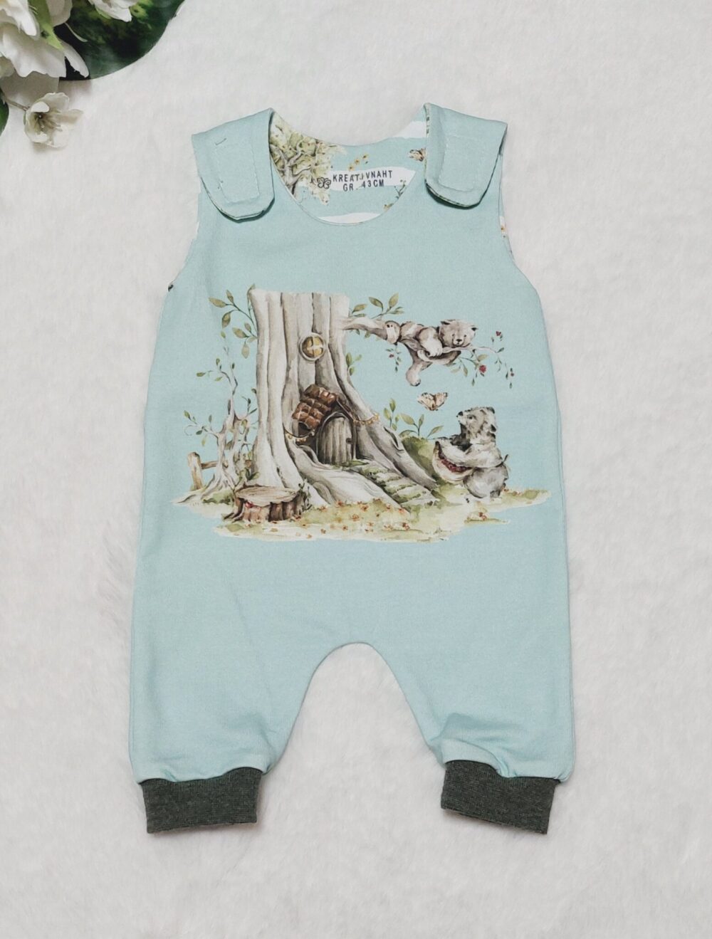 Puppen Latzhose / Strampler „Forest Love