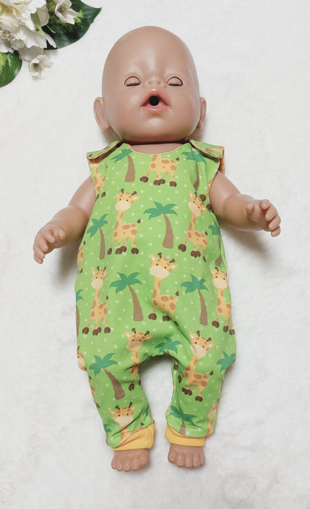 Puppen Latzhose / Strampler „Zootiere