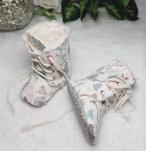 Babyschuhe Winter Boots „Schmetterlinge