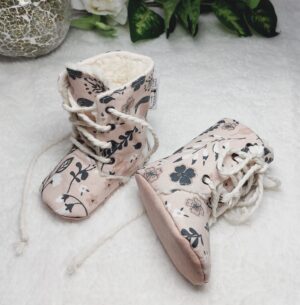 Babyschuhe Winter Boots „Blumen