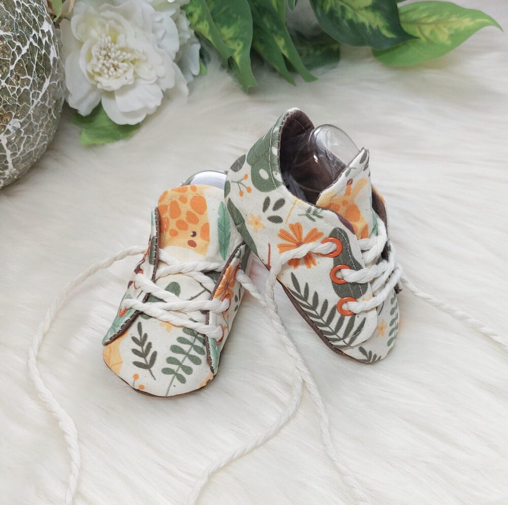 Babyschuhe Turnschuhe „Safari“ – Größe 17/18, 3–9 Monate (Fußlänge ca. 10–11 cm)
