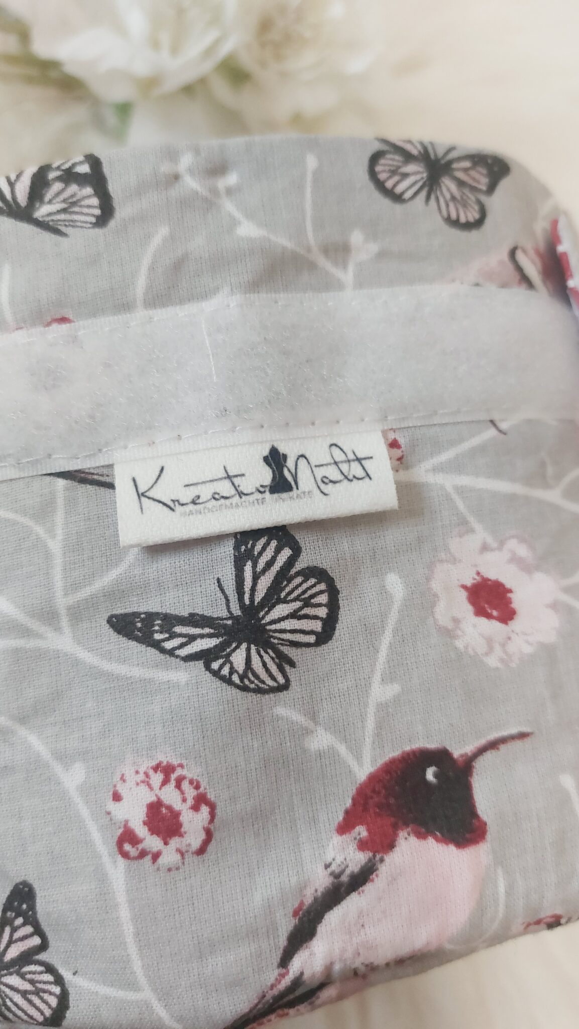 Lenkertasche / Fahrrad Puppensitz "Vögel" – Bild 7