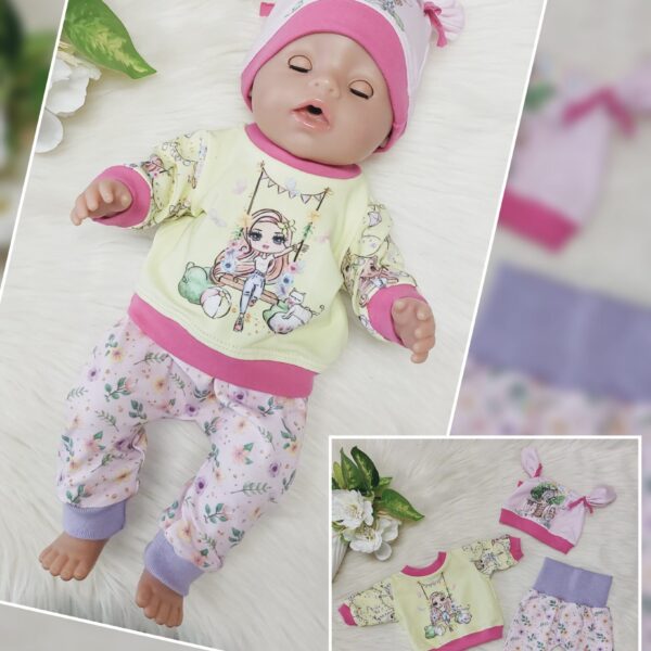 Puppen Set 3-tlg. „Mädchen