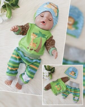 Puppen Set 3-tlg. „Safari Tiere