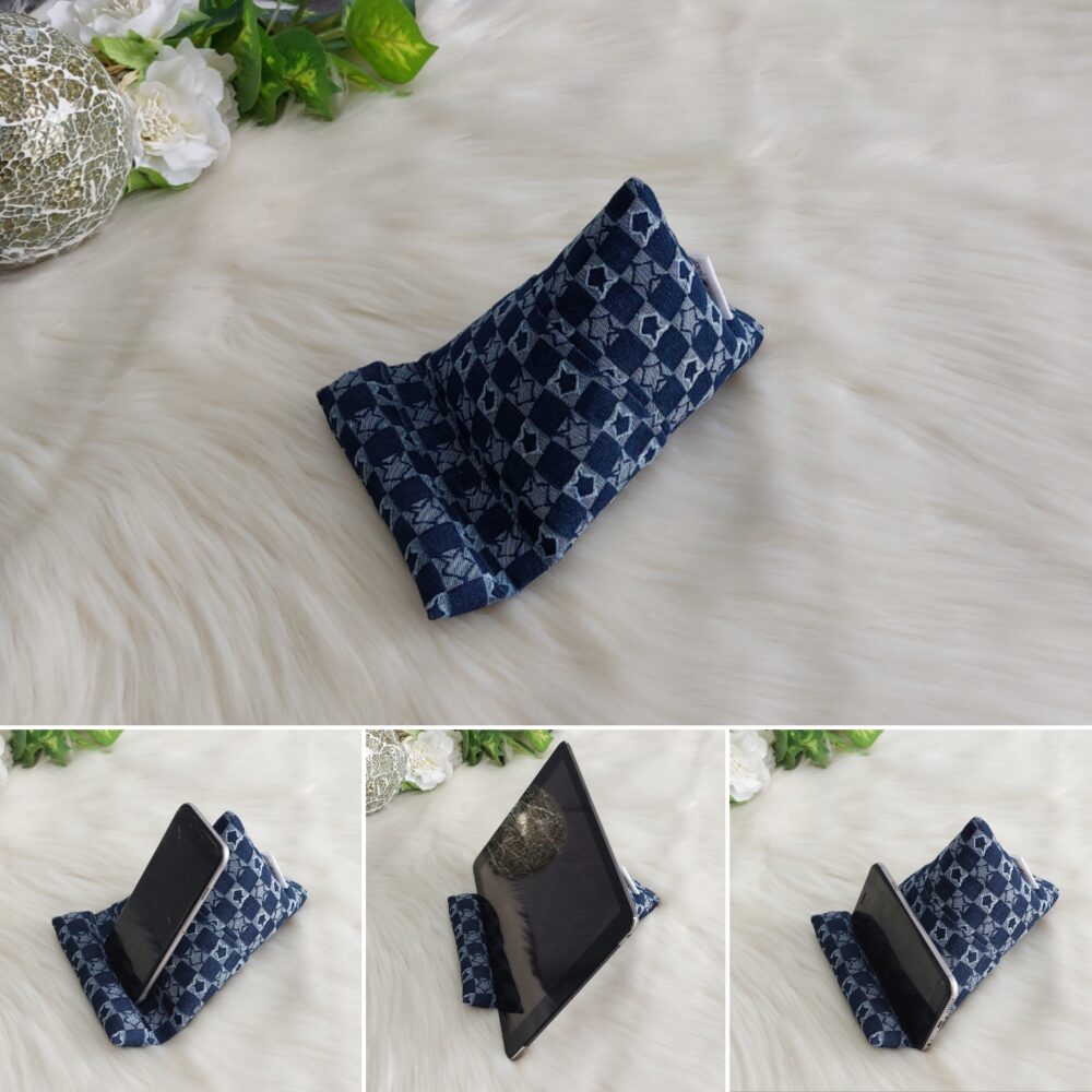 Multifunktionale Handy- / Tablet-Halterung Sitzsack – geeignet für alle Geräte, waschbar