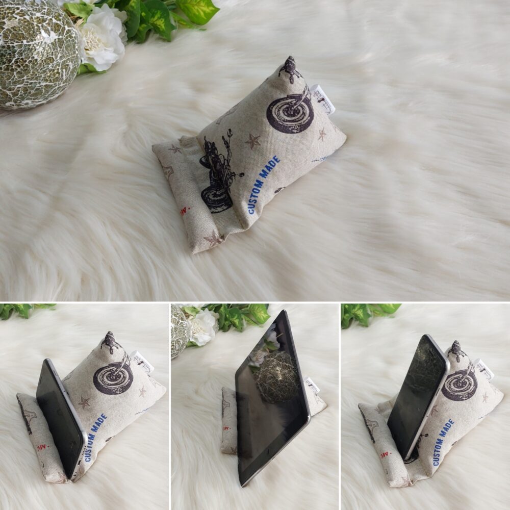 Multifunktionale Handy- / Tablet-Halterung Sitzsack – geeignet für alle Geräte, waschbar