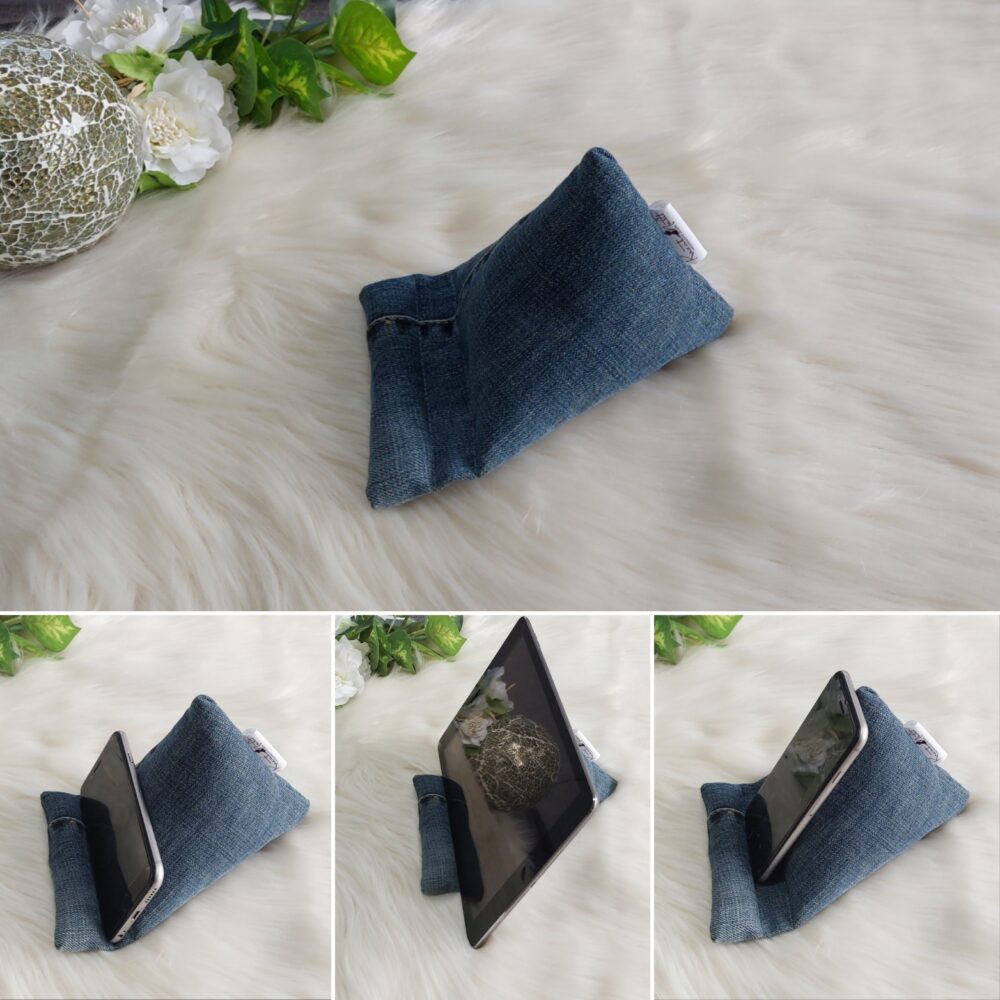 Multifunktionale Handy- / Tablet-Halterung Sitzsack – geeignet für alle Geräte, waschbar