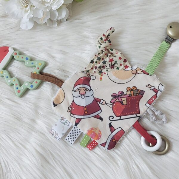 Baby Knistertuch inkl. Zahnungshilfe und Clip