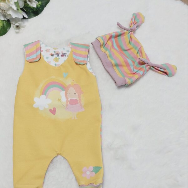 Puppen Latzhose / Strampler