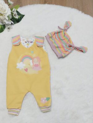 Puppen Latzhose / Strampler