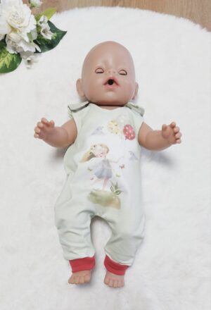 Puppen Latzhose / Strampler „Ballon Mädchen