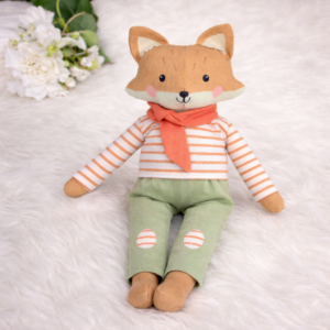 Zauberhafte Fuchs-Puppe (inkl. Kleidung) – ca. 35 cm